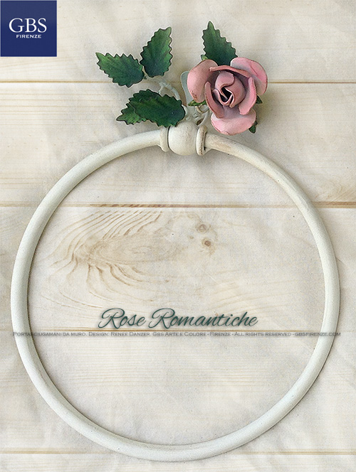 Anello Portasciugamani. Bagno Rose Romantiche